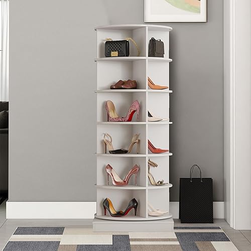 TiedyHome™ 360° ROTATING SHOE RACK TOWER